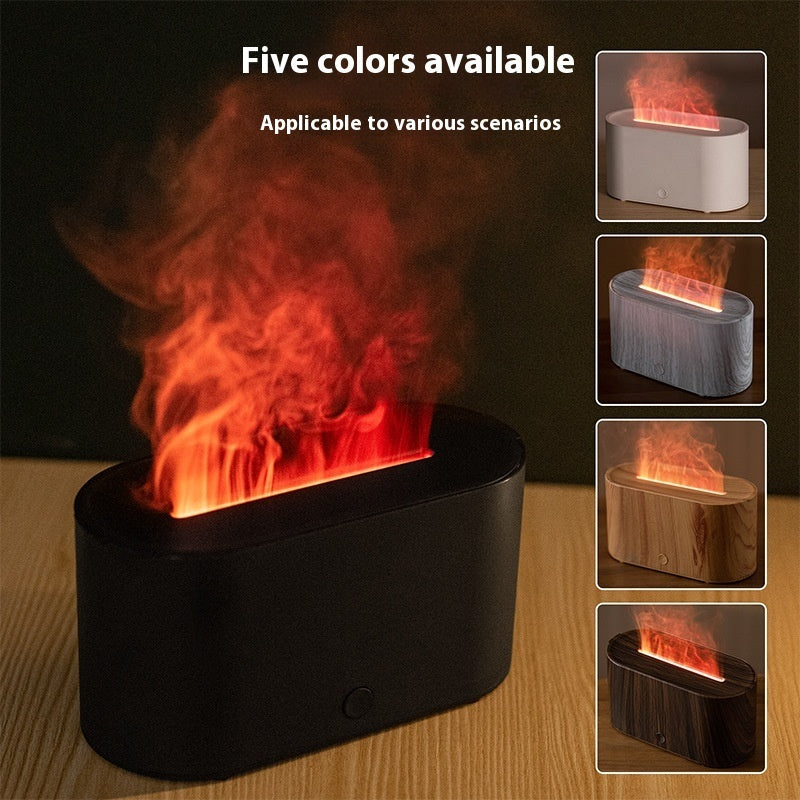 Flame Aroma Diffusor Buntes Licht Haushalt Mini Luftbefeuchter